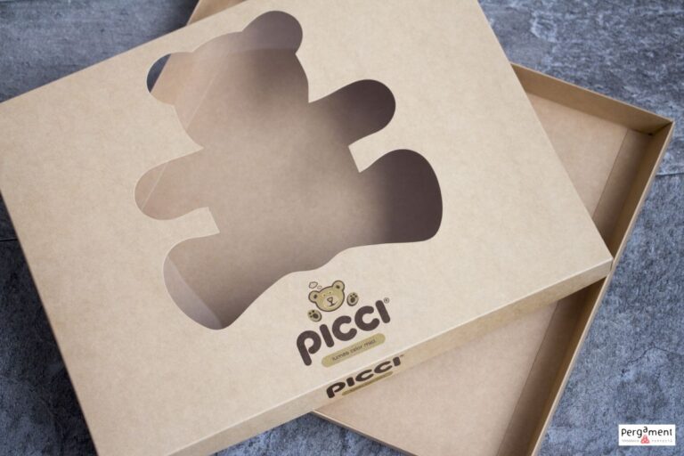 Clothing packaging — custom cardboard box by Pergament printing house
