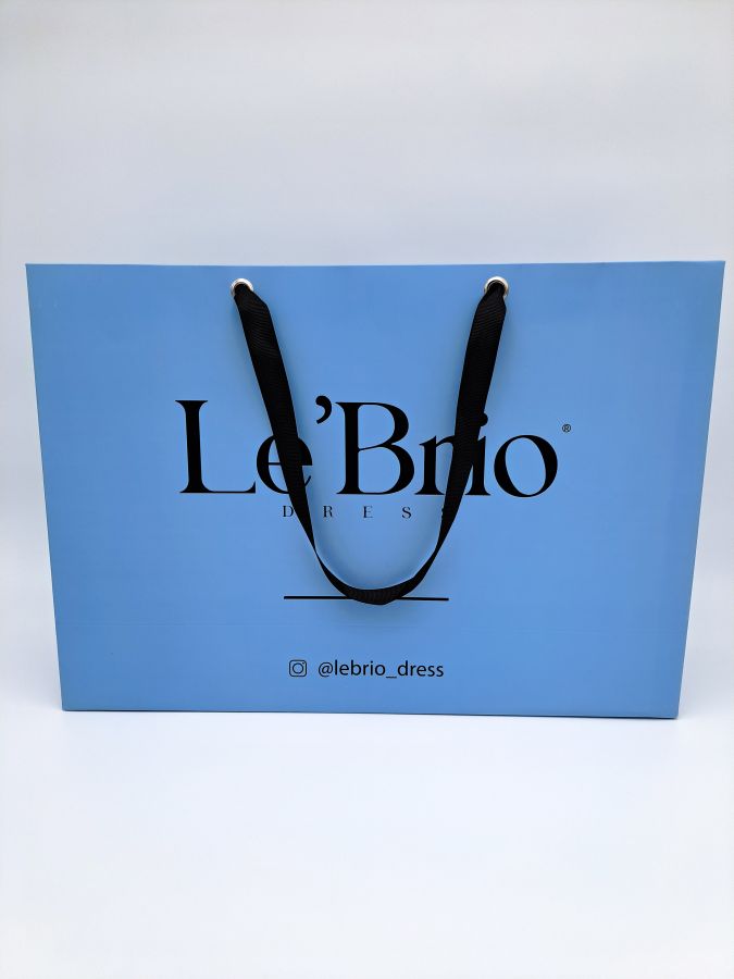 Branded cardboard bag — custom printing by Pergament, Chisinau