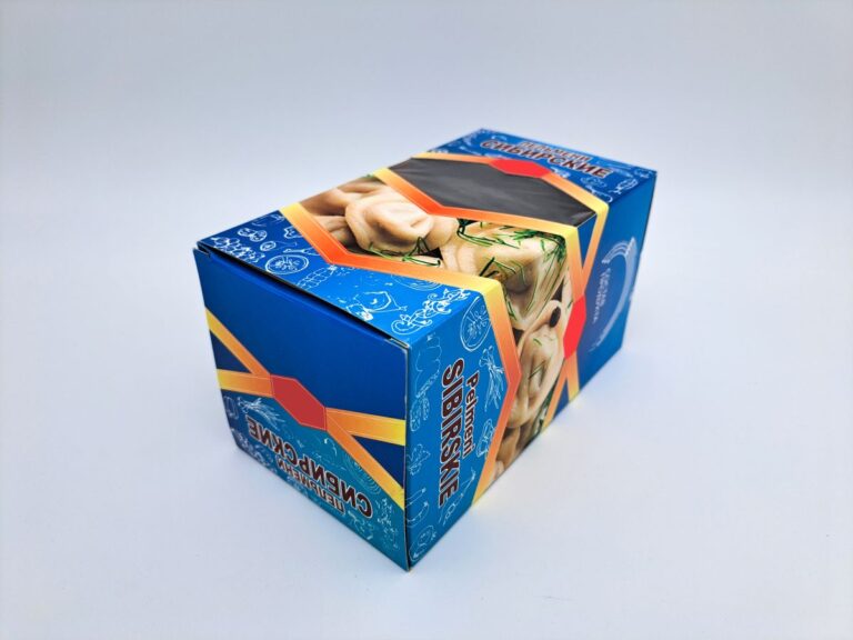 Frozen food packaging — custom cardboard box by Pergament