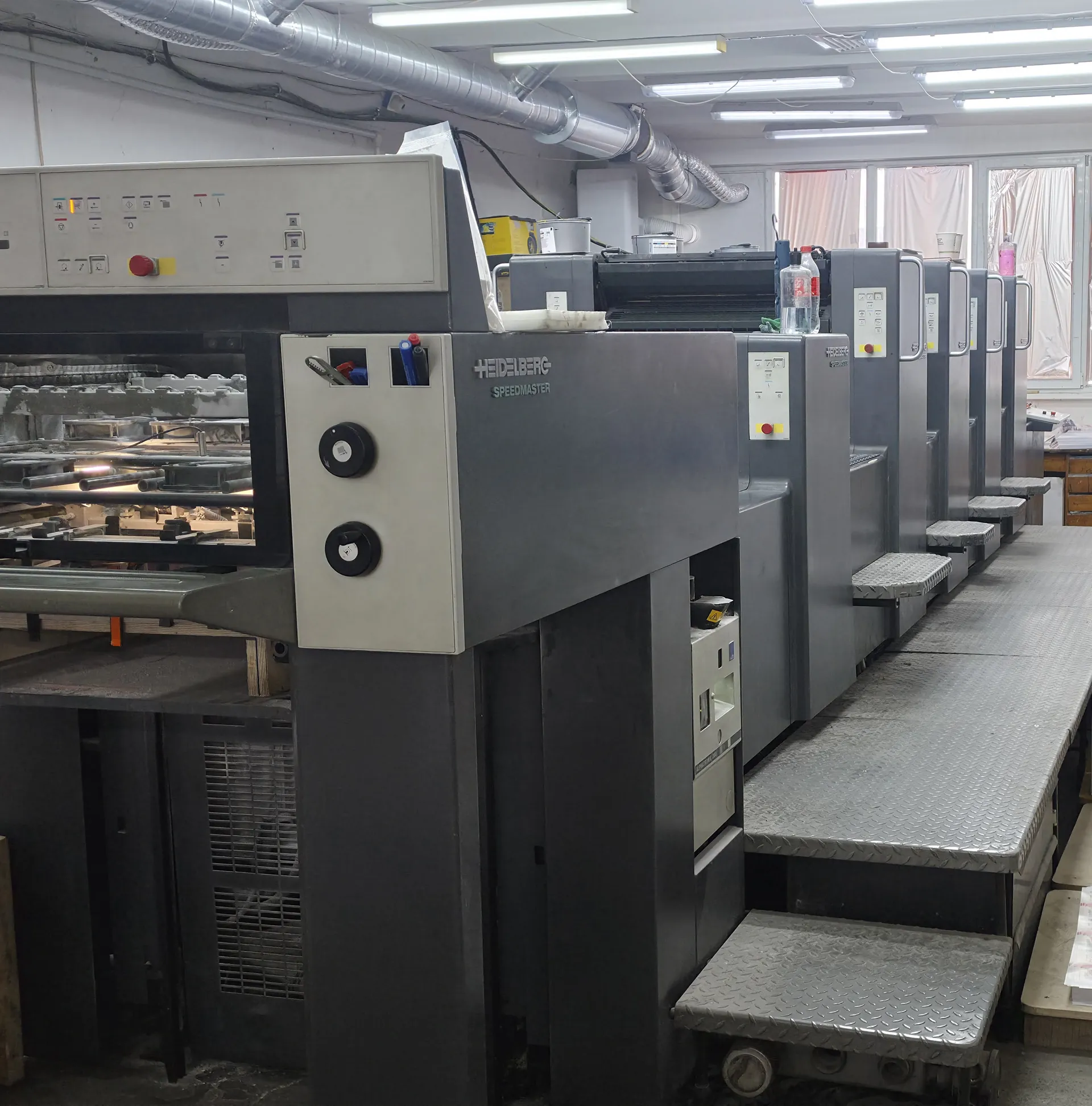 Heidelberg Speedmaster offset press at the Pergament plant