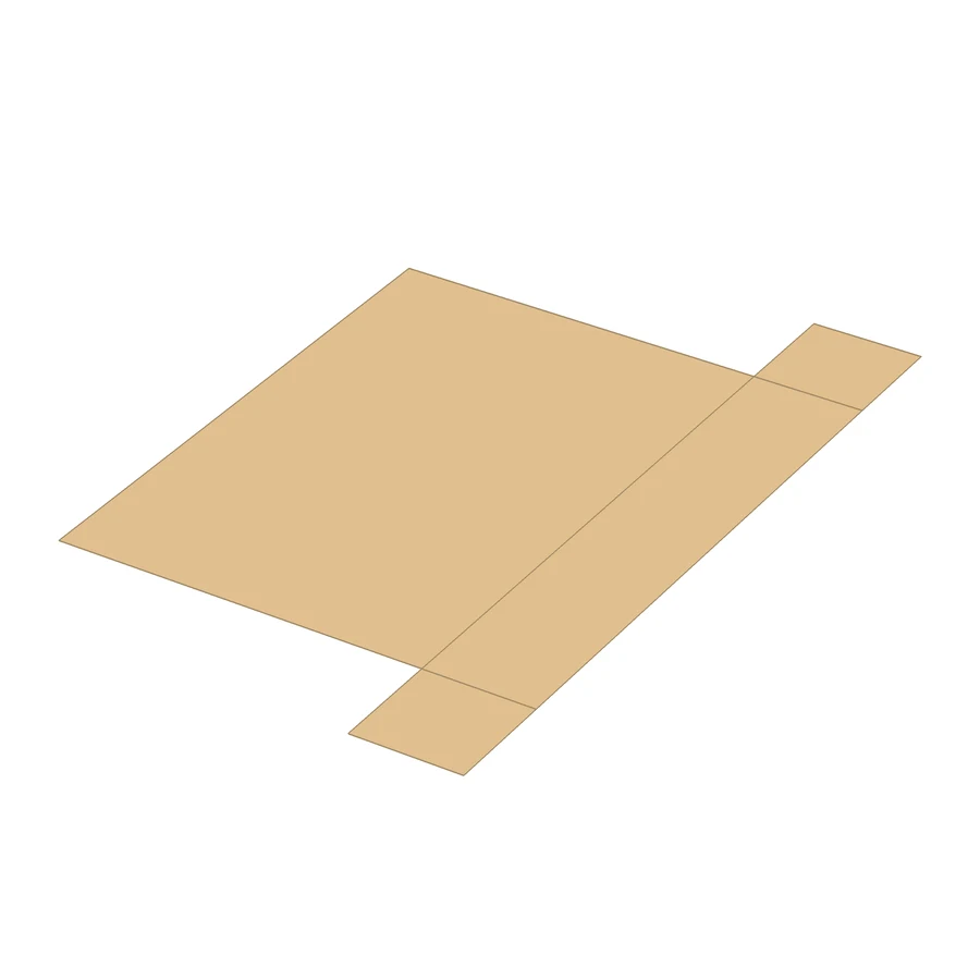 Self-locking carton box 300×200×60 mm, Construction no. 212243, Pergament